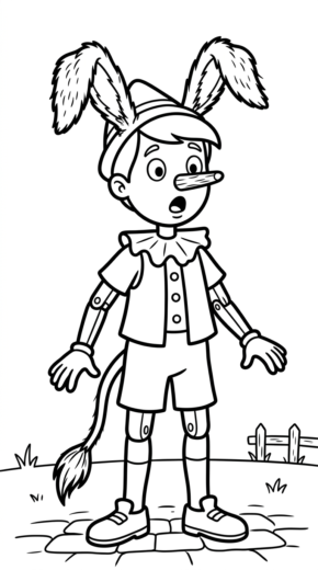 tải tranh tô màu pinocchio pdf