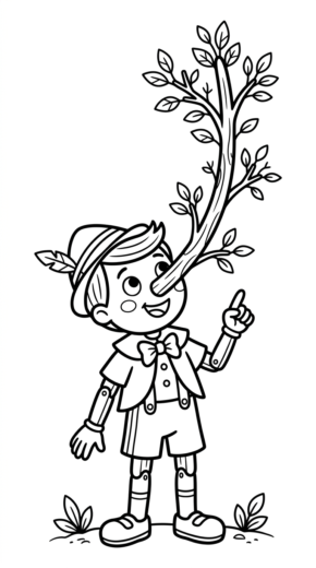 tải file hình tô màu pinocchio