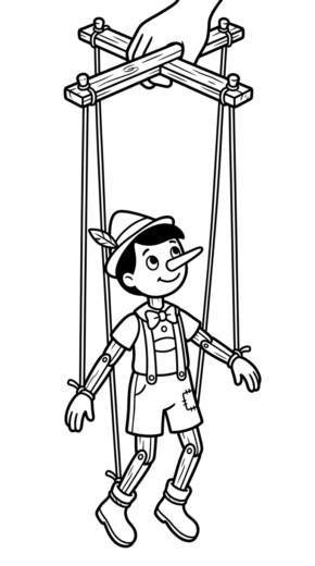 tải tranh tô màu pinocchio pdf