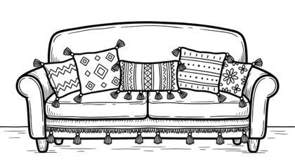tải tranh tô màu sofa cho bé 4 tuổi