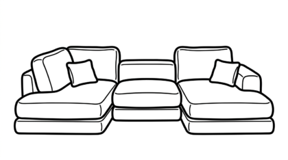 in hình tô màu sofa cho bé 4 tuổi