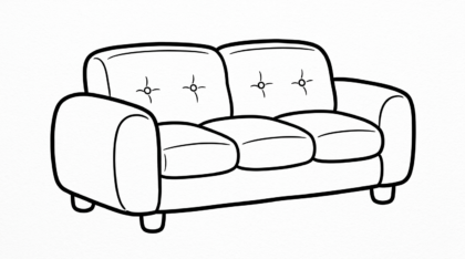 tải hình tô màu sofa cho bé 3 tuổi