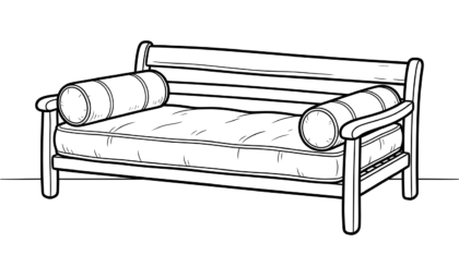 hình tô màu sofa cho bé 8 tuổi chất lượng cao