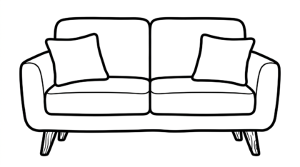 hình tô màu sofa cho bé tải về