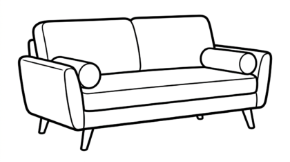 in tranh tô màu sofa cho bé 4 tuổi