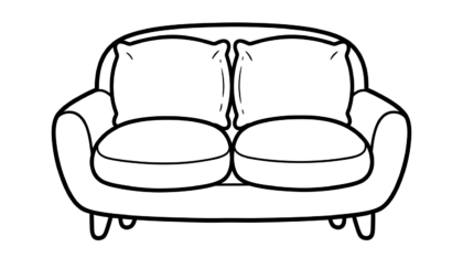 tải tranh tô màu sofa cho bé chất lượng cao